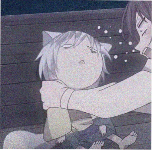 安静独看型观众读法头像插画